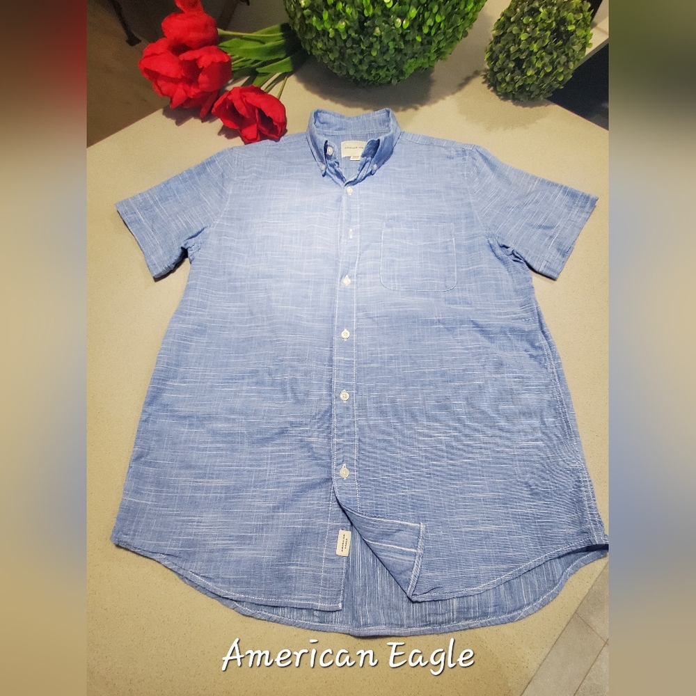 NWOT AMERICAN EAGLE Chemise à manches courtes